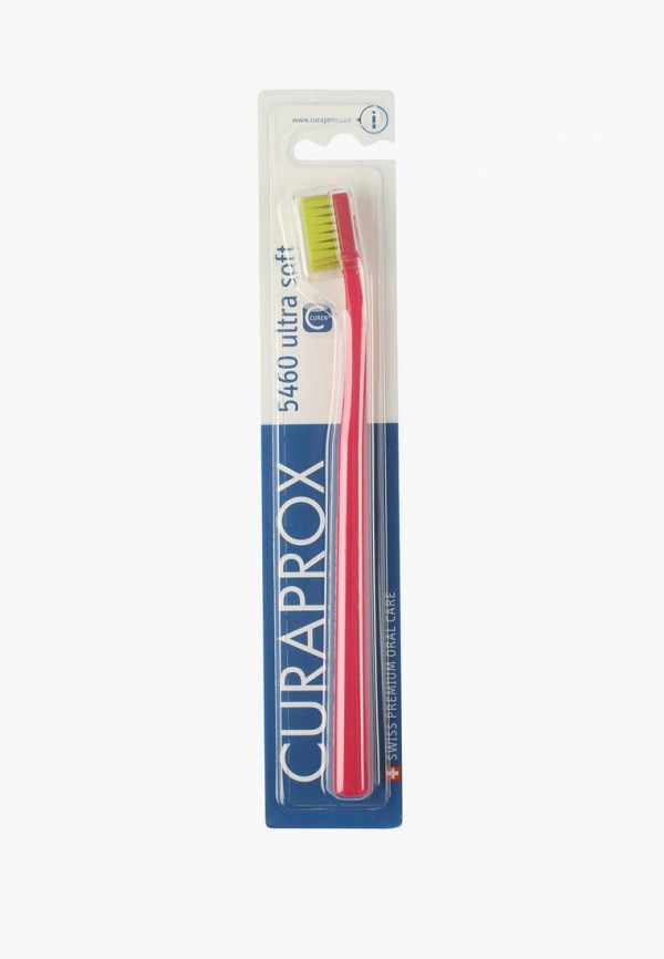 

Зубная щетка Curaprox, Розовый, с синтетической щетиной