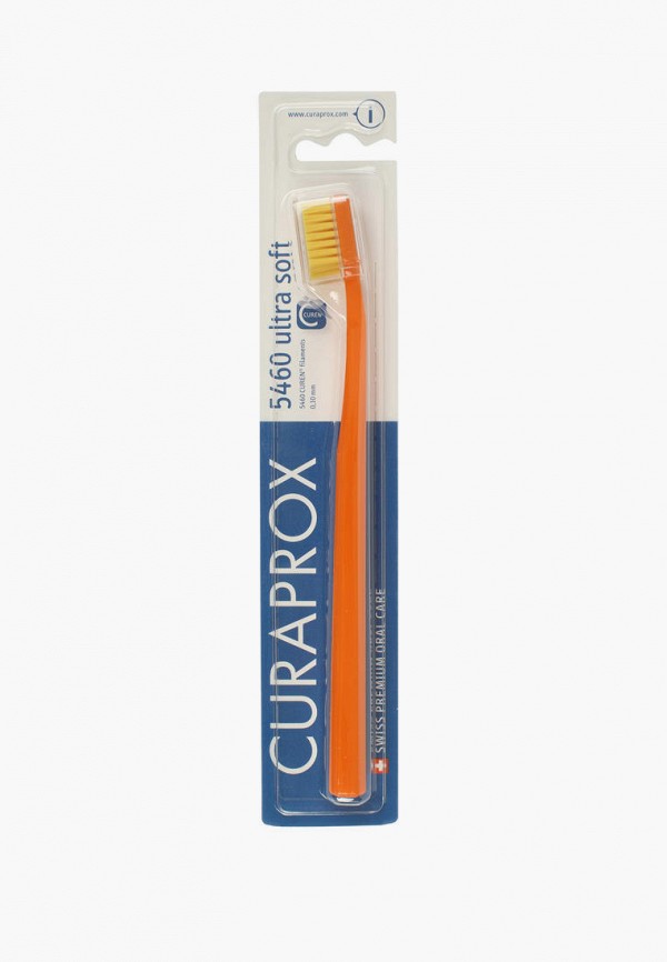 

Зубная щетка Curaprox, Оранжевый, щетина "ultrasoft", d 0,10 мм
