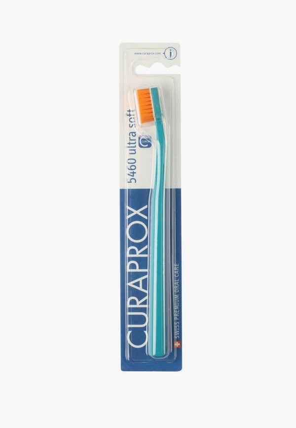 

Зубная щетка Curaprox, Бирюзовый, с синтетической щетиной