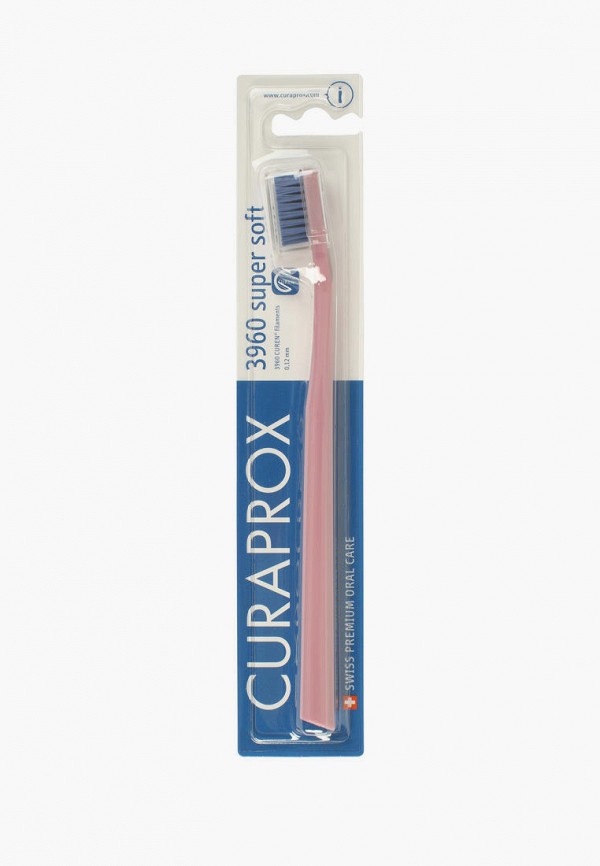 

Зубная щетка Curaprox, Розовый, щетина "supersoft", d 0,12 мм