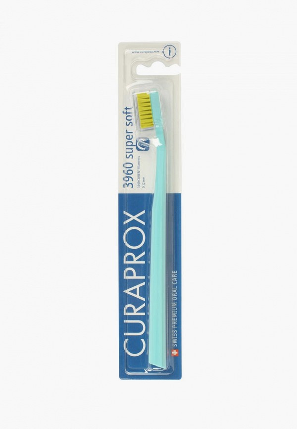 

Зубная щетка Curaprox, Голубой, с синтетической щетиной