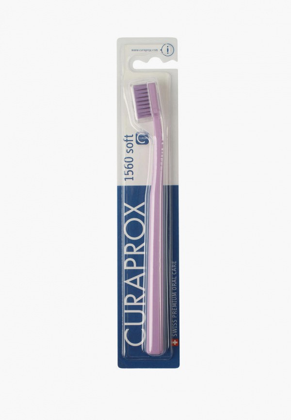

Зубная щетка Curaprox, Фиолетовый, щетина "soft", d 0,15 мм