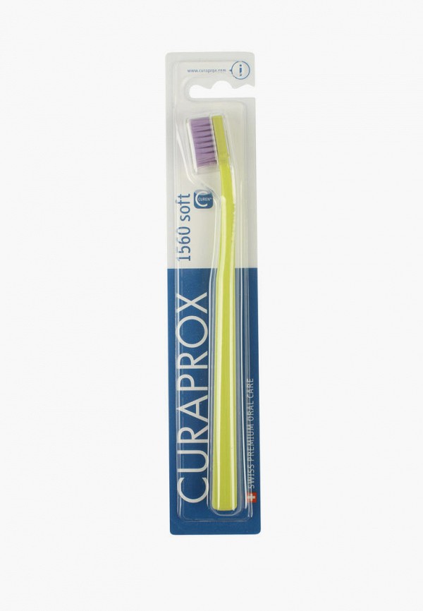 

Зубная щетка Curaprox, Зеленый, щетина "soft", d 0,15 мм