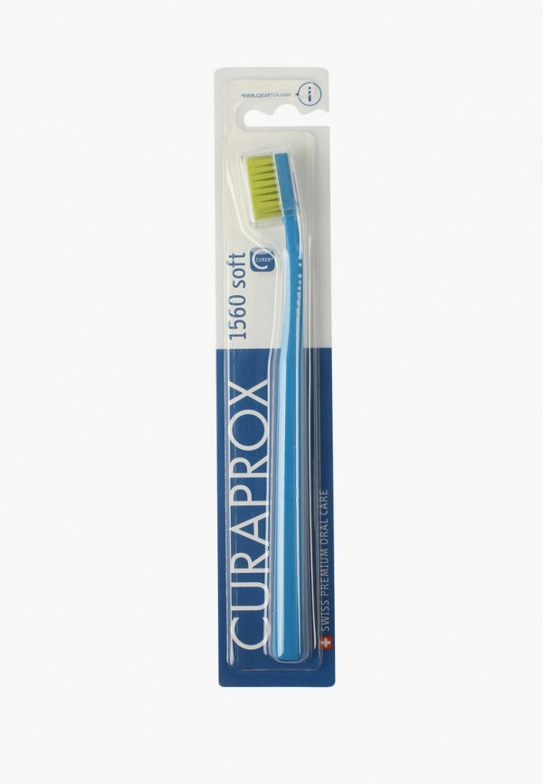 

Зубная щетка Curaprox, Синий, с синтетической щетиной