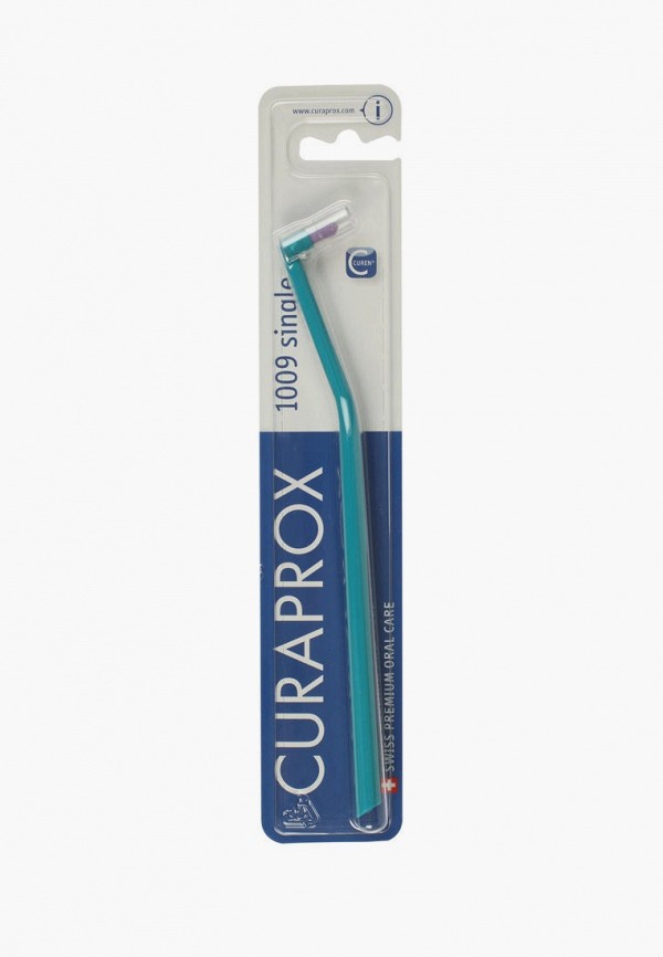 

Зубная щетка Curaprox, Бирюзовый, монопучковая, при ортодонтических конструкциях