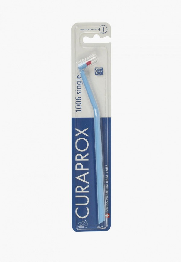 

Зубная щетка Curaprox, Голубой, монопучковая, универсальная