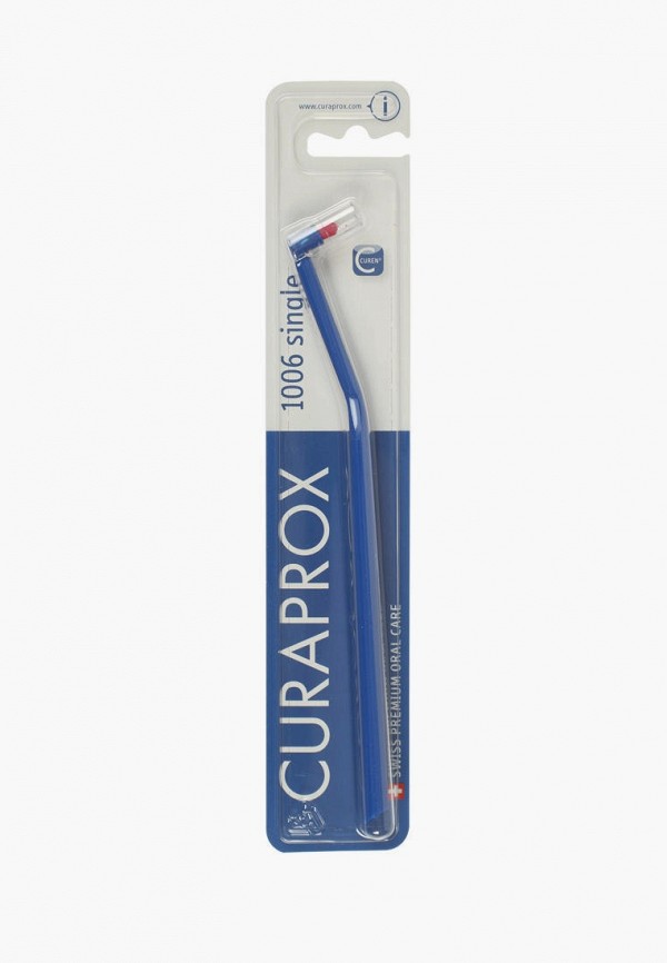 

Зубная щетка Curaprox, Синий, монопучковая, универсальная