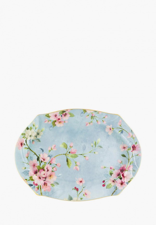 

Блюдо сервировочное Elan Gallery, Голубой, 25х18х2 см