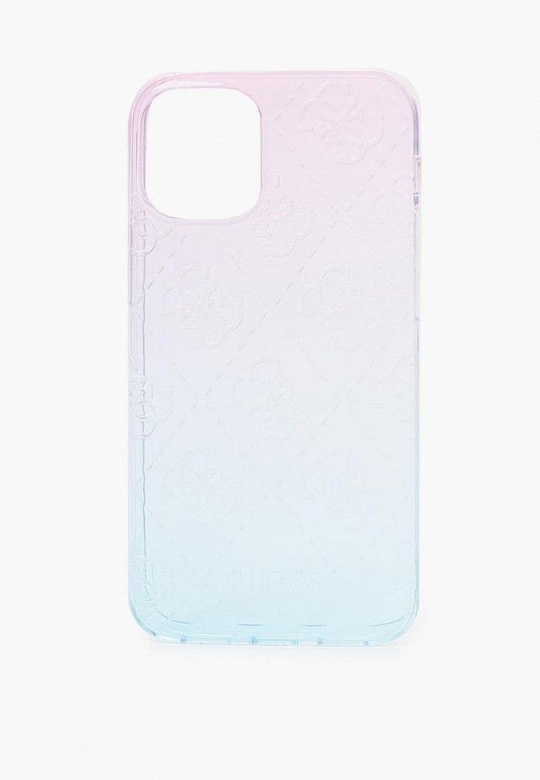 

Чехол для iPhone Guess, Разноцветный, 12 mini (5.4), PC/TPU 4G in 3D raised Gradient Blue