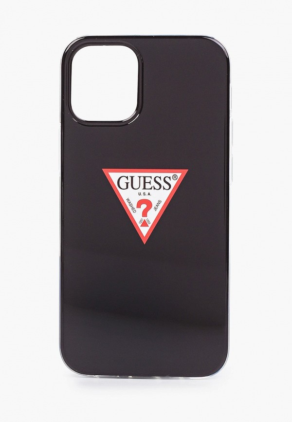 

Чехол для iPhone Guess, Черный, 12 mini (5.4), PC/TPU Shiny Triangle logo Black