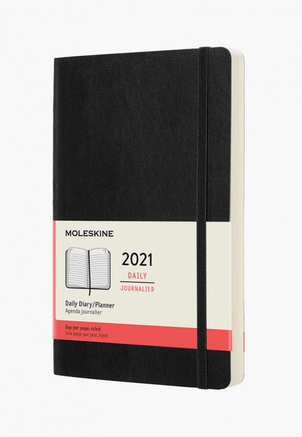 

Ежедневник Moleskine, Черный, 12M DAILY LG BLK SOFT