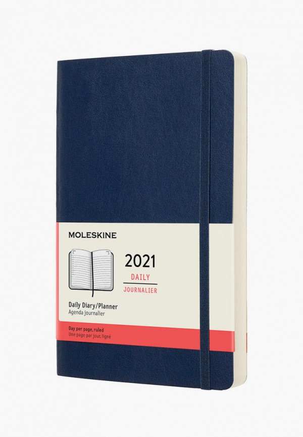 

Ежедневник Moleskine, Синий, 12M DAILY LG SAP.BLUE SOFT