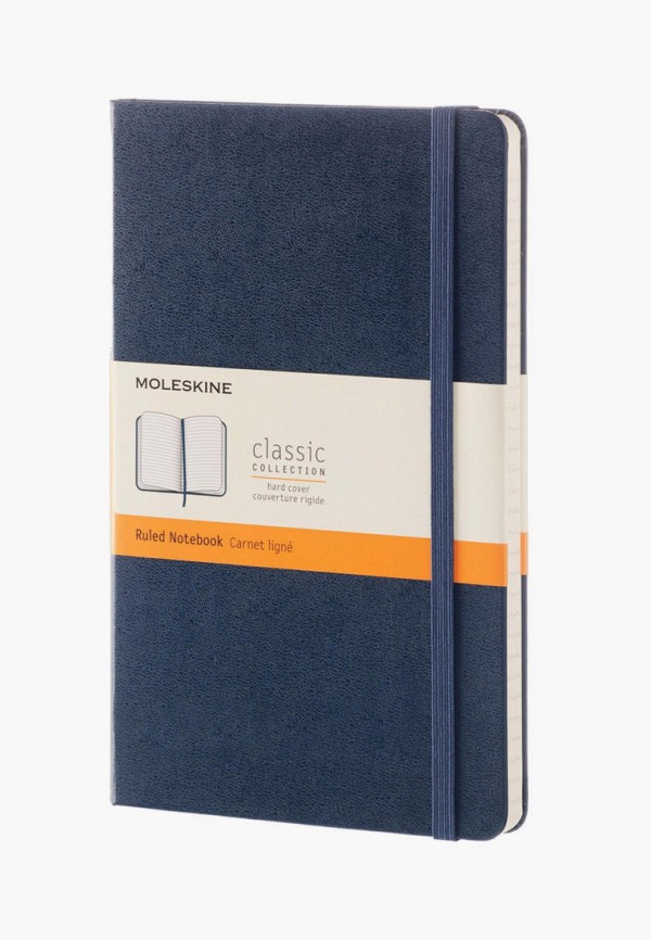 

Блокнот Moleskine, Синий, NOTEBOOK LG RUL SAP.BLUE HARD