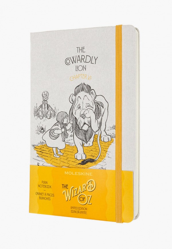 

Блокнот Moleskine, Белый, LE NB WIZARD OF OZ LG PLA COWARDLY LION