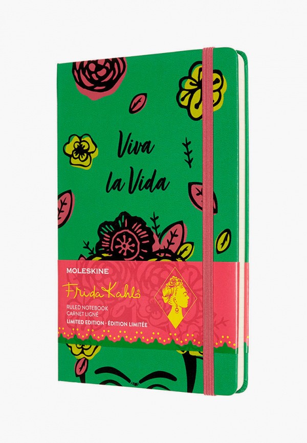 

Блокнот Moleskine, Зеленый, LE NB FRIDA KAHLO LG RUL 8056420853520