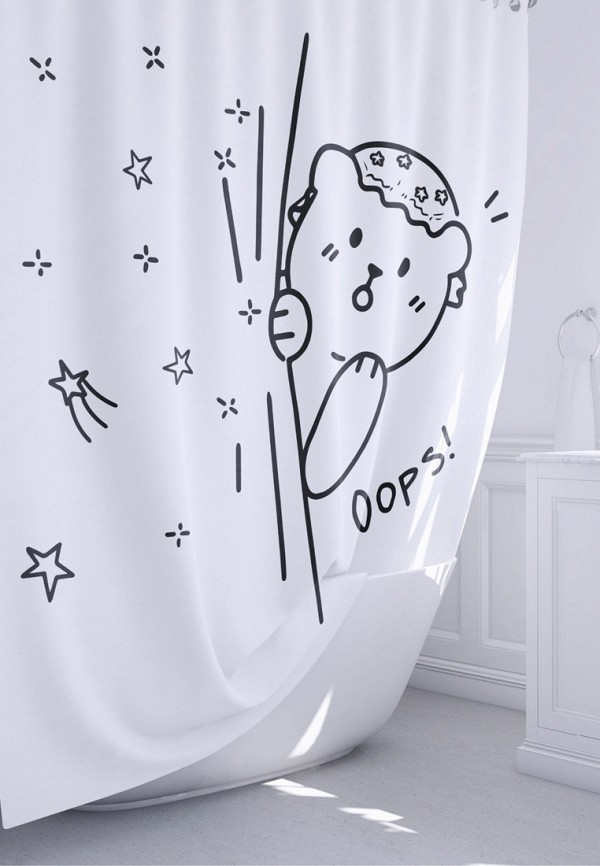 фото Штора для ванной fixsen