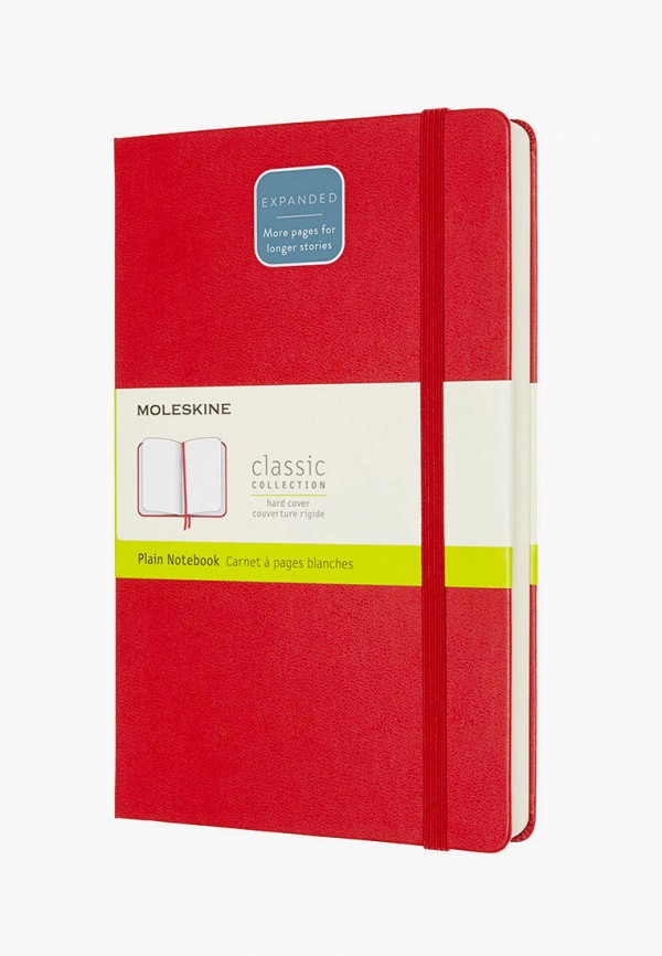 

Блокнот Moleskine, Красный, LG EXPANDED PLA S.RED HARD