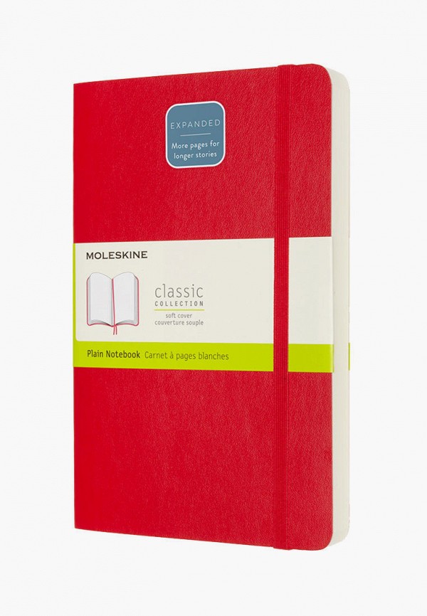 

Блокнот Moleskine, Красный, LG EXPANDED PLA S.RED SOFT