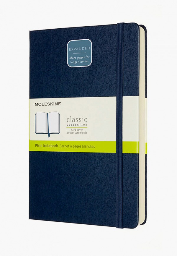 

Блокнот Moleskine, Синий, LG EXPANDED PLA SAP.BLUE HARD