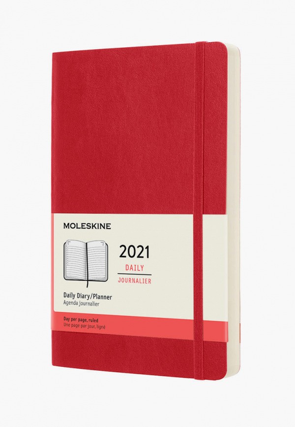 

Ежедневник Moleskine, Красный, 12M DAILY LG S.RED SOFT