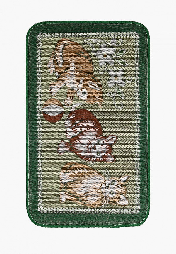 

Коврик придверный Giz Home, Зеленый, 50х80 см.