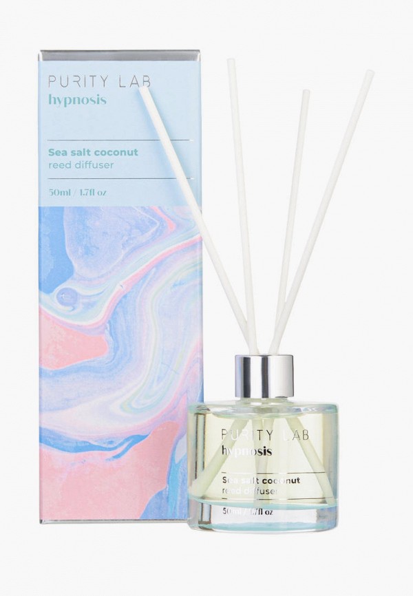 

Аромадиффузор Decogallery, Бирюзовый, "Sea salt & Coconut" 50 мл