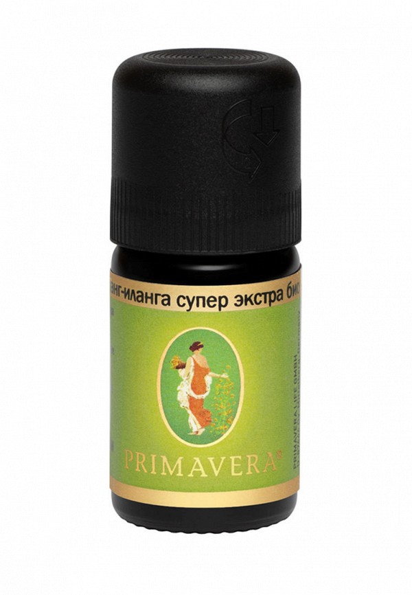 

Масло эфирное Primavera Life, Прозрачный, Иланг-Иланга супер экстра био, 5 мл