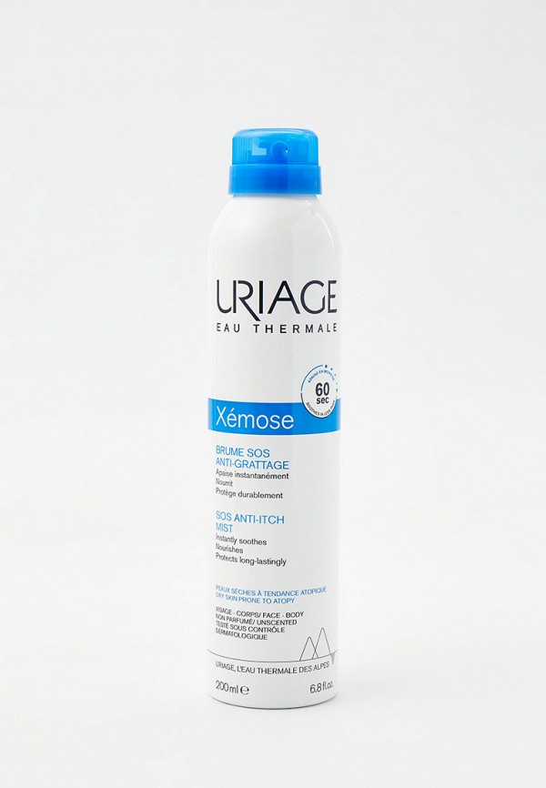 

Спрей для тела Uriage, Прозрачный, КСЕМОЗ УСПОКАИВАЮЩАЯ SOS-ДЫМКА, 200 мл
