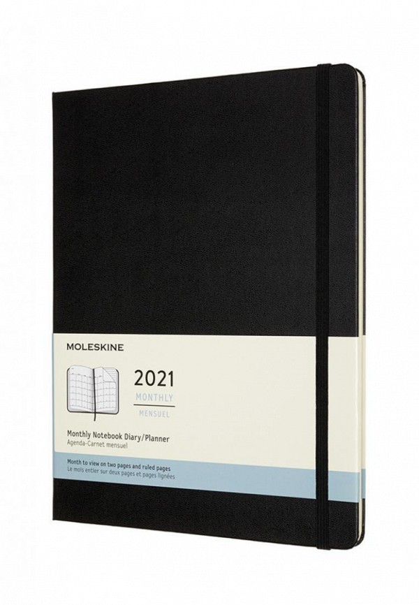 

Ежедневник Moleskine, Черный, 12M MONTHLY XL