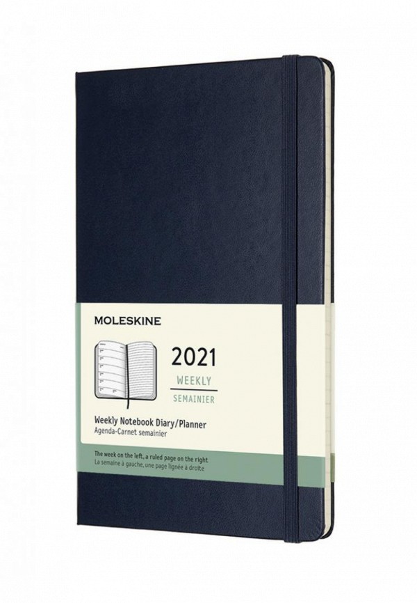 

Еженедельник Moleskine, Синий, HARD