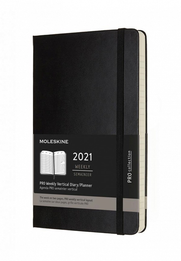 

Еженедельник Moleskine, Черный, HARD