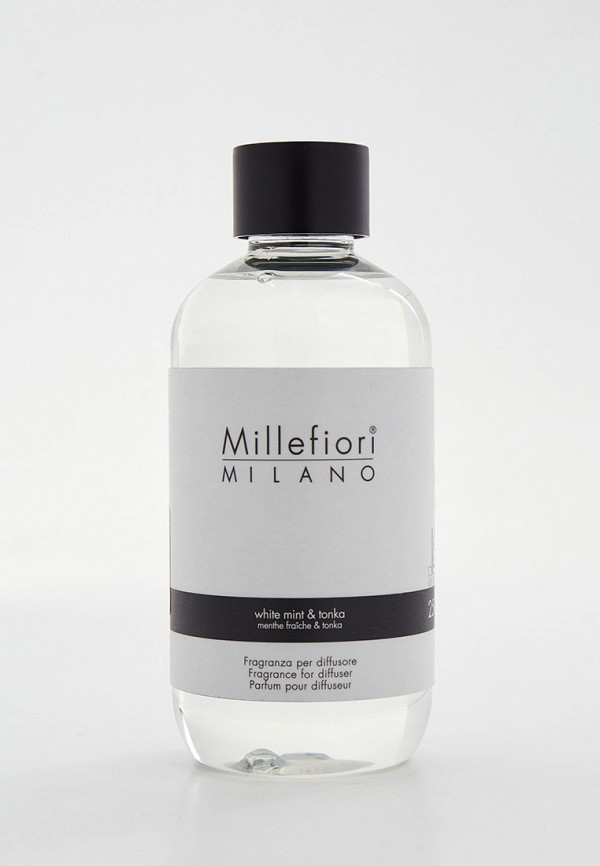 

Наполнитель для аромадиффузора Millefiori Milano, Прозрачный, NATURA. Белая мята и тонка/White Mint & Tonka, 250 мл