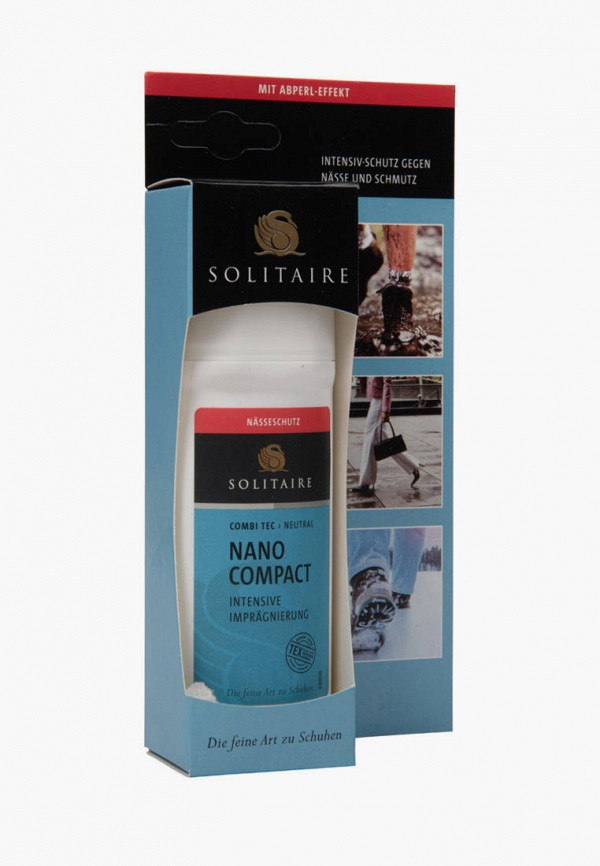 

Лосьон для обуви Solitaire, Прозрачный, NANO COMPACT 75ML