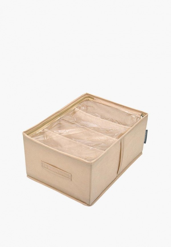 

Органайзер для хранения Всё на местах, Бежевый, обуви 34х48х20 см, 4 ячейки, Каир