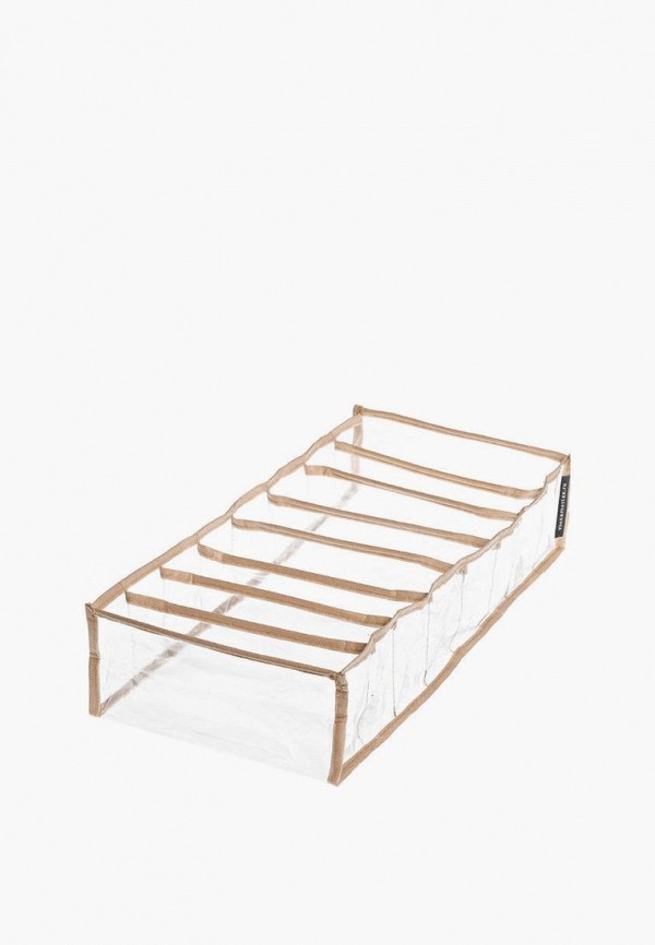 

Органайзер для хранения Всё на местах, Бежевый, 40х20х10 см, 8 ячеек