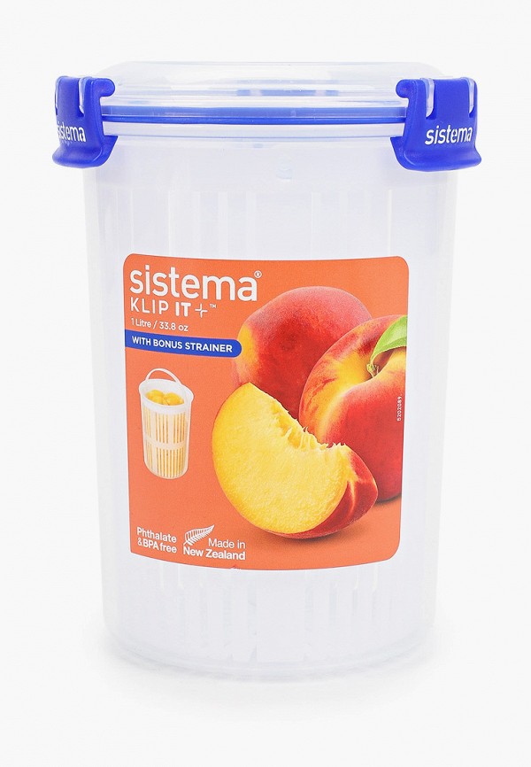 

Контейнер для хранения продуктов Sistema, Прозрачный, KLIP IT+, 1 л