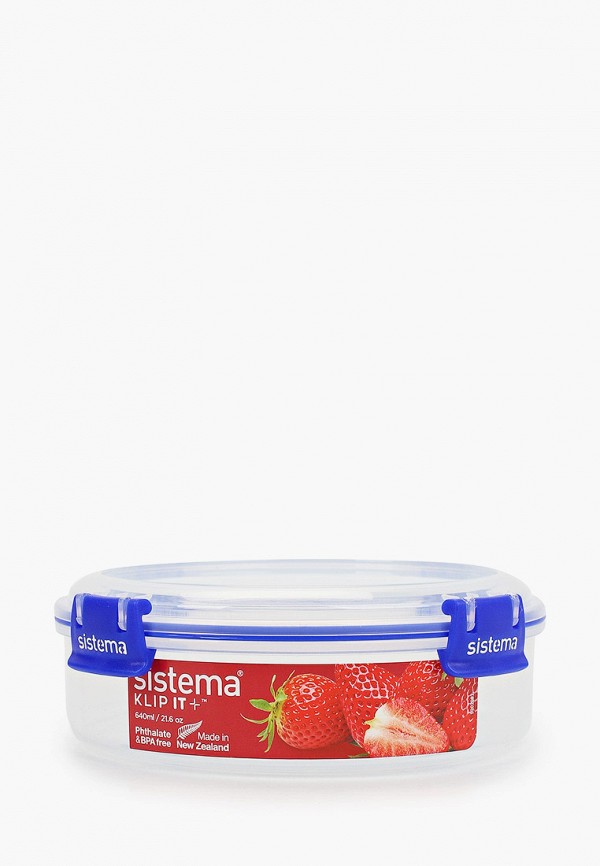 

Контейнер для хранения продуктов Sistema, Прозрачный, KLIP IT+, 640 мл