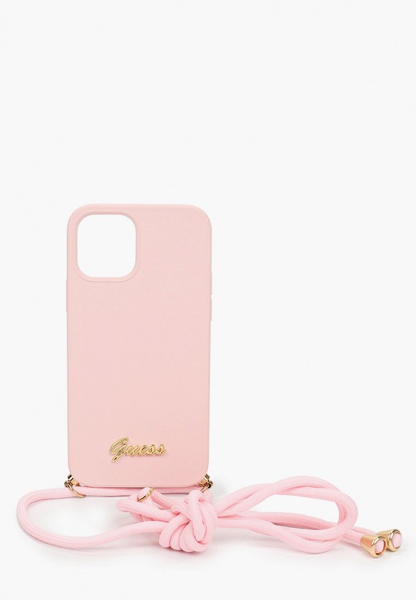 

Чехол для iPhone Guess, Розовый, 12/12 Pro (6.1)