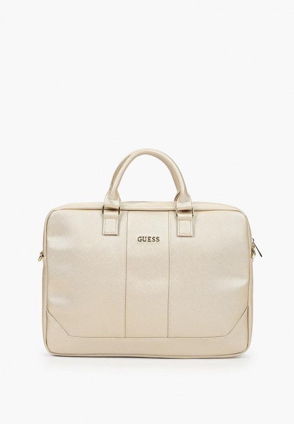 Сумка Guess для ноутбуков 15 Saffiano Bag Beige стикеры для чемоданов ноутбуков ipad скейтбордов ноутбуков 10 30 50 шт