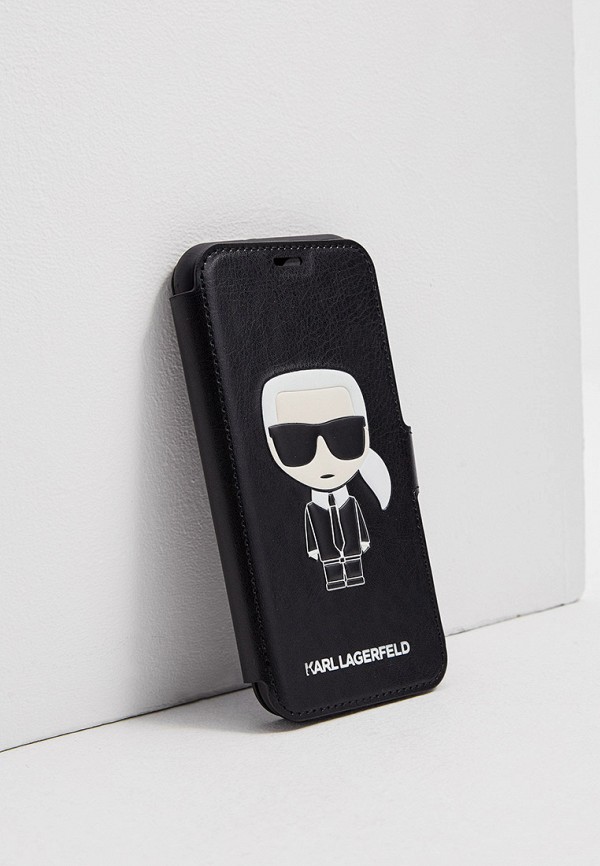 

Чехол для iPhone Karl Lagerfeld, Черный, 11, PU Leather Iconik Karl Black