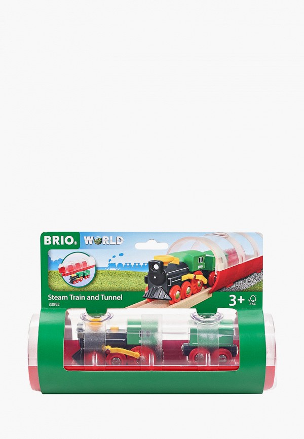 

Игрушка Brio, Разноцветный, BRIO Паровоз и туннель