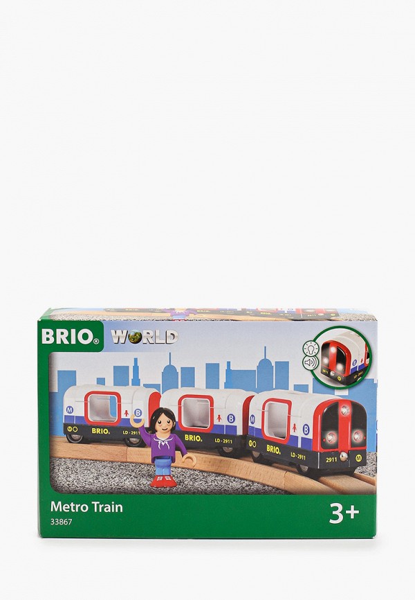

Игрушка Brio, Разноцветный, BRIO поезд из 3-х вагонов "Лондонское Метро"