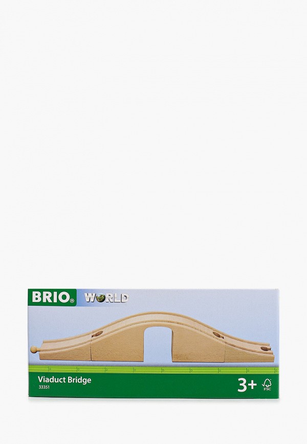 

Конструктор Brio, Бежевый, BRIO Ж/д виадук с аркой, длина 36 см
