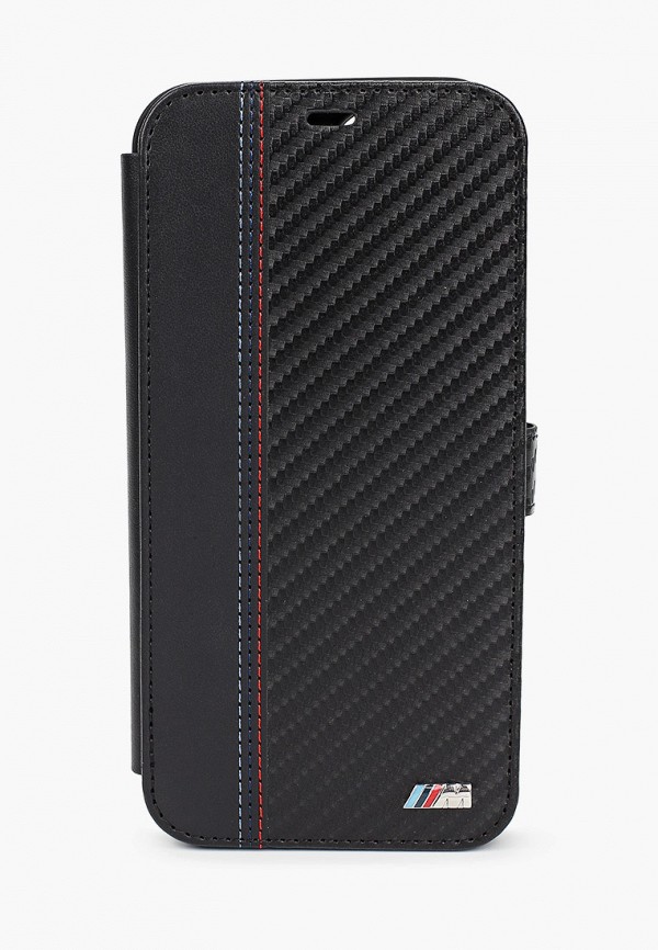

Чехол для iPhone BMW, Черный, 12 Pro Max (6.7), PU Smooth/Carbon effect Black