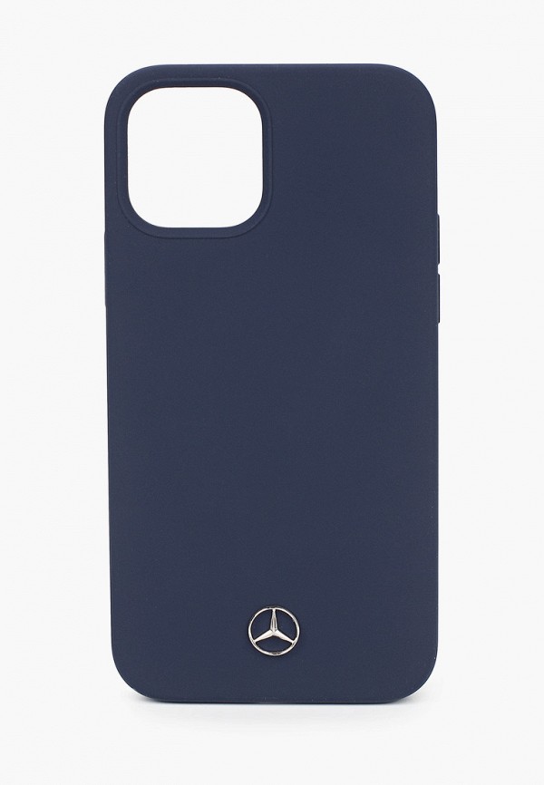 

Чехол для iPhone Mercedes-Benz, Синий, 12/12 Pro (6.1), Liquid silicone Blue