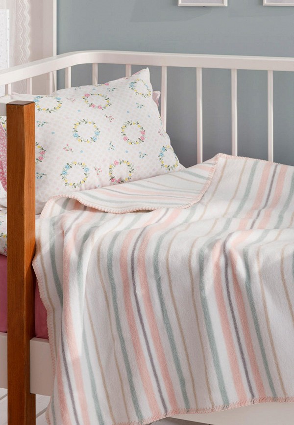 

Плед English Home, Белый, Softy Stripe, 100х120