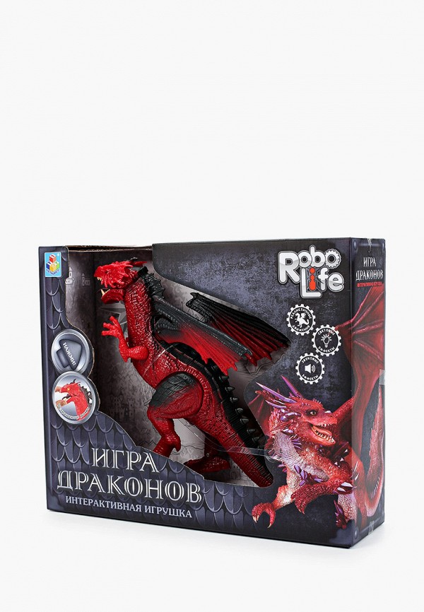 

Игрушка интерактивная Robolife, Красный, "Дракон", 22 см