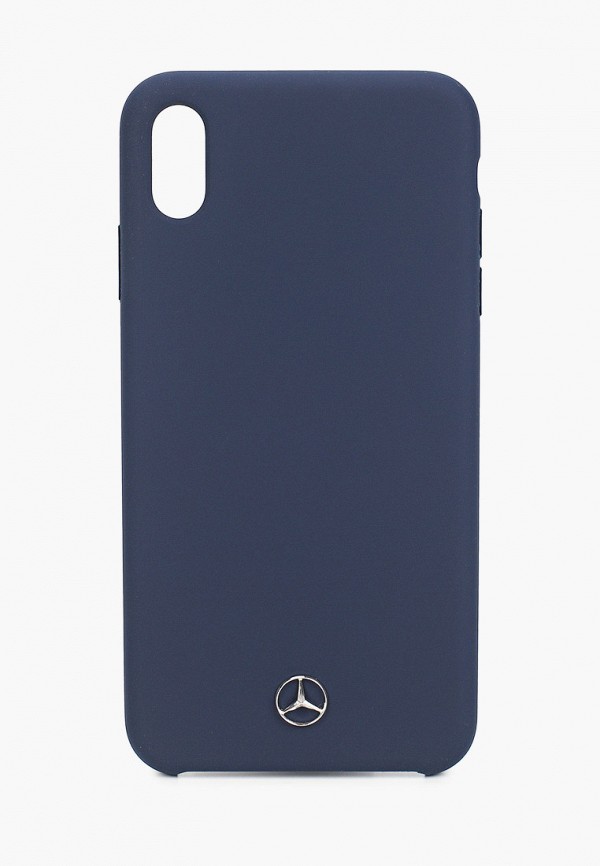 

Чехол для iPhone Mercedes-Benz, Синий, XS Max, Silicone line Navy
