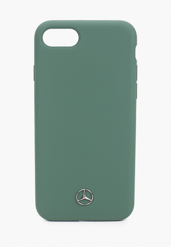 

Чехол для iPhone Mercedes-Benz, Хаки, 8 / SE 2020, Silicone line Midnight green