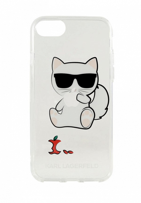 

Чехол для iPhone Karl Lagerfeld, Прозрачный, 8 / SE 2020, PC/TPU collection Choupette Apple Transparent
